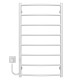Buy electric heated towel rail Classic P8 500х900 Deffi stainless steel (White, WD03, Left connection)