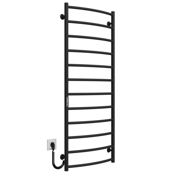 Elektrischen Handtuchwärmer kaufen Classic P12 500х1300 Deffi edelstahl (Schwarz, JD03, Linker Anschluss) 