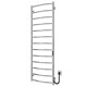 Buy electric heated towel rail Classic P13 500х1400 Deffi stainless steel (Chrome, JD03, Right connection)