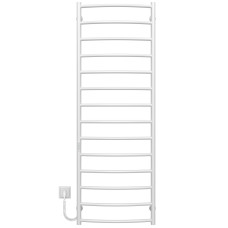 Electric heated towel rail Classic P14 500х1500 Deffi stainless steel (White, WD03, Left connection)
