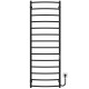 Buy electric heated towel rail Classic P14 500х1500 Deffi stainless steel (Black, JD03, Right connection)