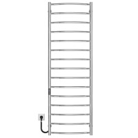 Electric heated towel rail Classic P15 500х1600 Deffi stainless steel (Chrome, JD03, Left connection)