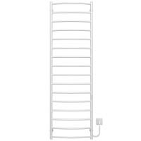 Electric heated towel rail Classic P16 500х1700 Deffi stainless steel (White, WD03, Right connection)