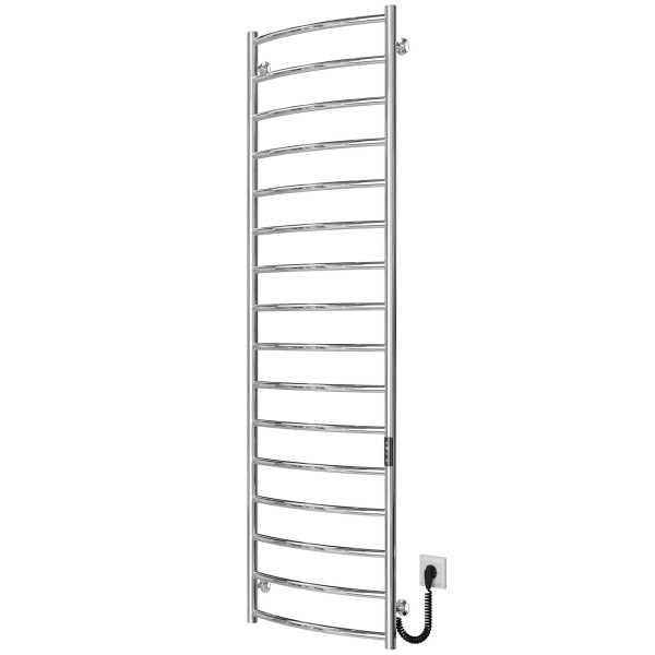 Kup elektryczny podgrzewacz ręczników Classic P16 500х1700 Deffi stal nierdzewna (Chrome, JD03, Prawe połączenie) 