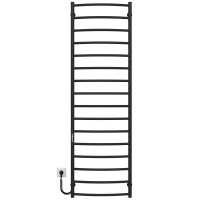 Electric heated towel rail Classic P16 500х1700 Deffi stainless steel (Black, JD03, Left connection)