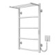 Kup elektryczny podgrzewacz ręczników Trapezium with shelf P5 400х700 Deffi stal nierdzewna (Biały, WD03, Prawe połączenie) 