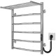 Kup elektryczny podgrzewacz ręczników Trapezium with shelf P6 500х600 Deffi stal nierdzewna (Chrome, JD03, Prawe połączenie) 