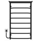 Elektrischen Handtuchwärmer kaufen Trapezium with shelf P8 500х900 Deffi edelstahl (Schwarz, JD03, Linker Anschluss) 
