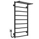 Kup elektryczny podgrzewacz ręczników Trapezium with shelf P9 500х1000 Deffi stal nierdzewna (Czarny, JD03, Połączenie lewe) 