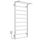 Elektrischen Handtuchwärmer kaufen Trapezium with shelf P10 500х1100 Deffi edelstahl (Weiss, WD03, Linker Anschluss) 