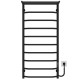 Elektrischen Handtuchwärmer kaufen Trapezium with shelf P10 500х1100 Deffi edelstahl (Schwarz, JD03, Richtige Verbindung) 