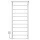 Elektrischen Handtuchwärmer kaufen Trapezium with shelf P11 500х1200 Deffi edelstahl (Weiss, WD03, Linker Anschluss) 