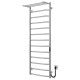 Kup elektryczny podgrzewacz ręczników Trapezium with shelf P13 500х1400 Deffi stal nierdzewna (Chrome, JD03, Prawe połączenie) 