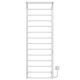 Kup elektryczny podgrzewacz ręczników Trapezium with shelf P15 500х1500 Deffi stal nierdzewna (Biały, WD03, Prawe połączenie) 
