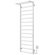 Kup elektryczny podgrzewacz ręczników Trapezium with shelf P15 500х1500 Deffi stal nierdzewna (Biały, WD03, Prawe połączenie) 
