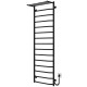 Kup elektryczny podgrzewacz ręczników Trapezium with shelf P15 500х1600 Deffi stal nierdzewna (Czarny, JD03, Prawe połączenie) 
