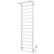 Kup elektryczny podgrzewacz ręczników Trapezium with shelf P16 500х1700 Deffi stal nierdzewna (Biały, WD03, Prawe połączenie) 