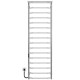 Elektryczny podgrzewacz ręczników Trapezoid with shelf R16 500х1700 Deffi stal nierdzewna (Chrome, JD03, Połączenie lewe)