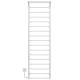 Elektrischen Handtuchwärmer kaufen Trapezium with shelf P17 500х1800 Deffi edelstahl (Weiss, WD03, Linker Anschluss) 