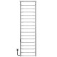Kup elektryczny podgrzewacz ręczników Trapezium with shelf P17 500х1800 Deffi stal nierdzewna (Chrome, JD03, Połączenie lewe) 