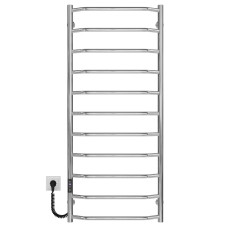 Elektryczny podgrzewacz ręczników Trapezium P11 500х1200 Deffi stal nierdzewna (Chrome, JD03, Połączenie lewe)
