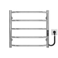 Elektrischer Handtuchwärmer Trapezium P5 500х500 Deffi edelstahl (Chrom, JD03, Richtige Verbindung)