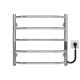 Buy electric heated towel rail Trapezium P5 500х500 Deffi stainless steel (Chrome, JD03, Right connection)