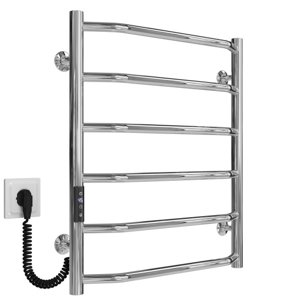 Elektrischen Handtuchwärmer kaufen Trapezium P6 500х600 Deffi edelstahl (Chrom, JD03, Linker Anschluss) 