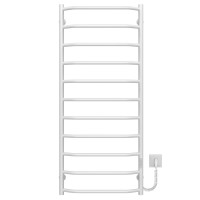 Elektrischer Handtuchwärmer Trapezium P11 500х1200 Deffi edelstahl (Weiss, WD03, Richtige Verbindung)