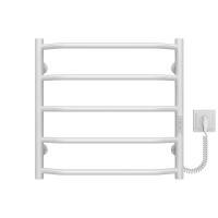 Elektrischer Handtuchwärmer Trapezium P5 500х500 Deffi edelstahl (Weiss, WD03, Richtige Verbindung)
