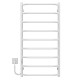 Buy electric heated towel rail Trapezium P9 500х1000 Deffi stainless steel (White, WD03, Left connection)