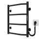Elektrischen Handtuchwärmer kaufen Trapezium P4 400х500 Deffi edelstahl (Schwarz, JD03, Richtige Verbindung) 