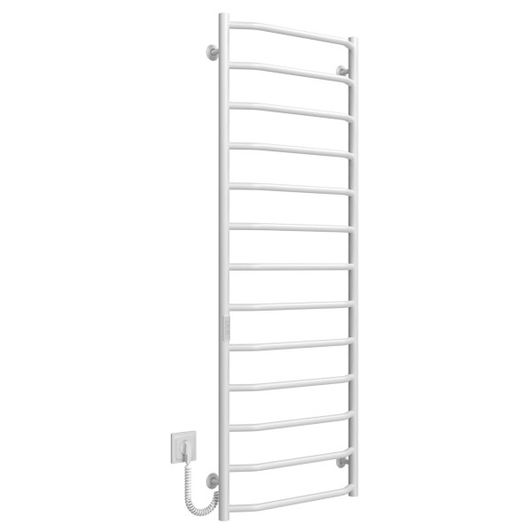 Elektrischen Handtuchwärmer kaufen Trapezium P13 500х1400 Deffi edelstahl (Weiss, WD03, Linker Anschluss) 
