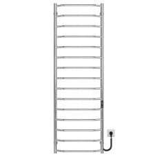 Elektryczny podgrzewacz ręczników Trapezium P15 500х1600 Deffi stal nierdzewna (Chrome, JD03, Prawe połączenie)