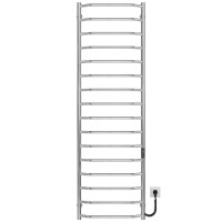 Elektrischer Handtuchwärmer Trapezium P16 500х1700 Deffi edelstahl (Chrom, JD03, Richtige Verbindung)