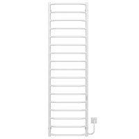 Electric heated towel rail Trapezium P17 500х1800 Deffi stainless steel (White, WD03, Right connection)