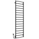 Buy electric heated towel rail Trapezium P17 500х1800 Deffi stainless steel (Black, JD03, Left connection)