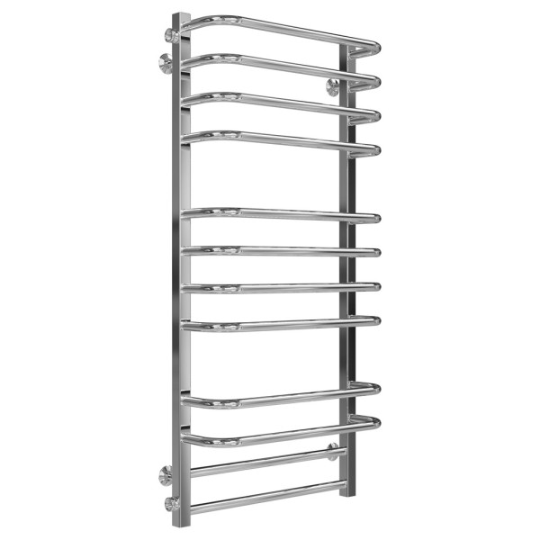 Купить полотенцесушитель водяной Lux П12 600х1100 Deffi нержавеющая сталь (Хром, Боковое левое подключение)
