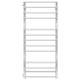 Buy water heated towel rail Lux P13 500х1200 Deffi stainless steel (White, Side left connection)