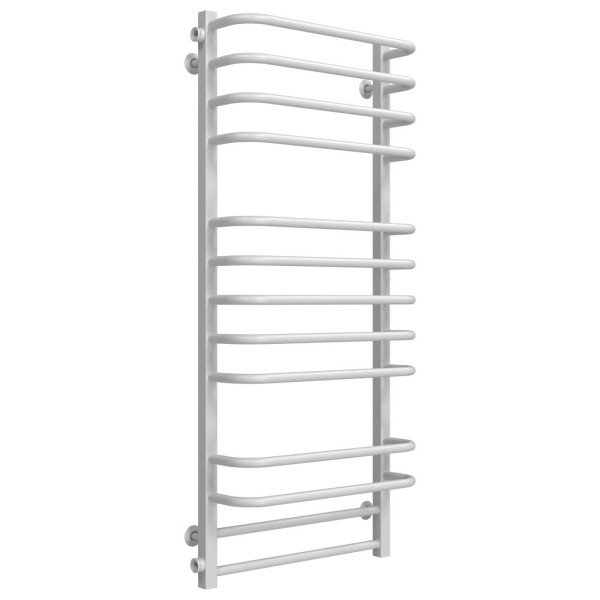 Buy water heated towel rail Lux P13 500х1200 Deffi stainless steel (White, Side left connection)