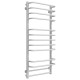 Buy water heated towel rail Lux P13 500х1200 Deffi stainless steel (White, Side left connection)