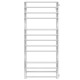 Buy water heated towel rail Lux P13 500х1200 Deffi stainless steel (White, Side right connection)