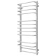 Buy water heated towel rail Lux P13 500х1200 Deffi stainless steel (White, Side right connection)