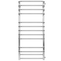 Water heated towel rail Lux P13 500х1200 Deffi stainless steel (Chrome, Side right connection)