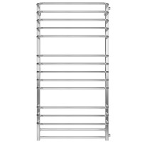 Podgrzewany wieszak na ręczniki Lux P15 700х1400 Deffi stal nierdzewna (Chrome, Prawe boczne połączenie)