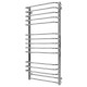 Buy water heated towel rail Lux P15 700х1400 Deffi stainless steel (Chrome, Side right connection)