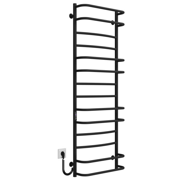 Elektrischen Handtuchwärmer kaufen Aquamix P14 500х1500 Deffi edelstahl (Schwarz, JD03, Linker Anschluss) 