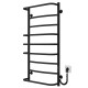 Buy electric heated towel rail Aquamix P9 500х1000 Deffi stainless steel (Black, JD03, Right connection)