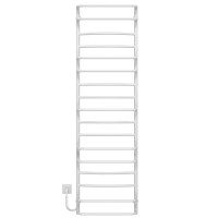 Electric heated towel rail Aquamix P17 500х1800 Deffi stainless steel (White, WD03, Left connection)