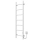 Buy electric heated towel rail Orion P7 200х1200 Deffi stainless steel (White, WD03, Right connection)